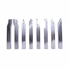 Soustružnické nože z HSS (Radeca) – sada 8 ks, stopka 12 mm