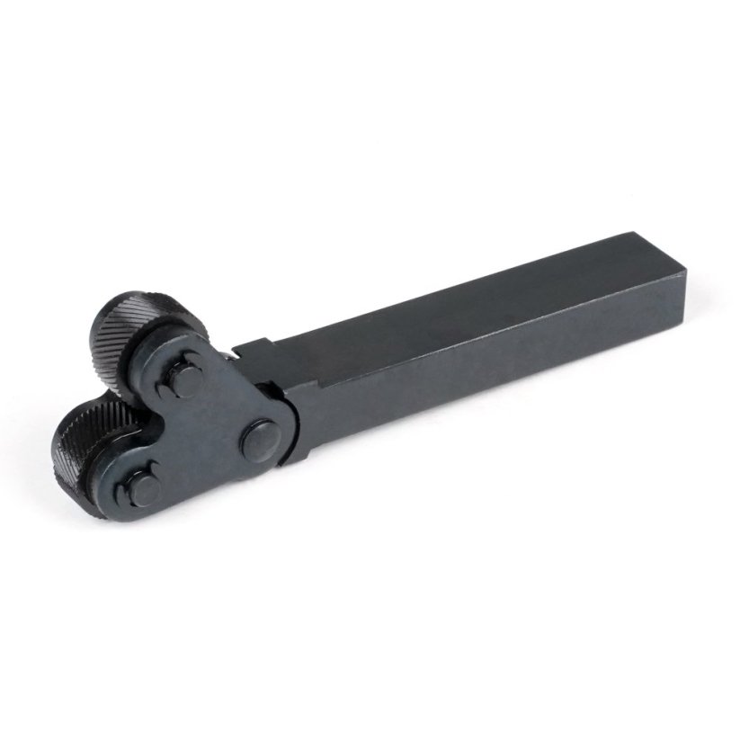 Rádlovací držák se dvěma kolečky pro malé a středně velké soustuhy