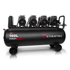 Kompresor bezolejowy CYRRTEC PROFI 150 HFS, 3 lata gwarancji