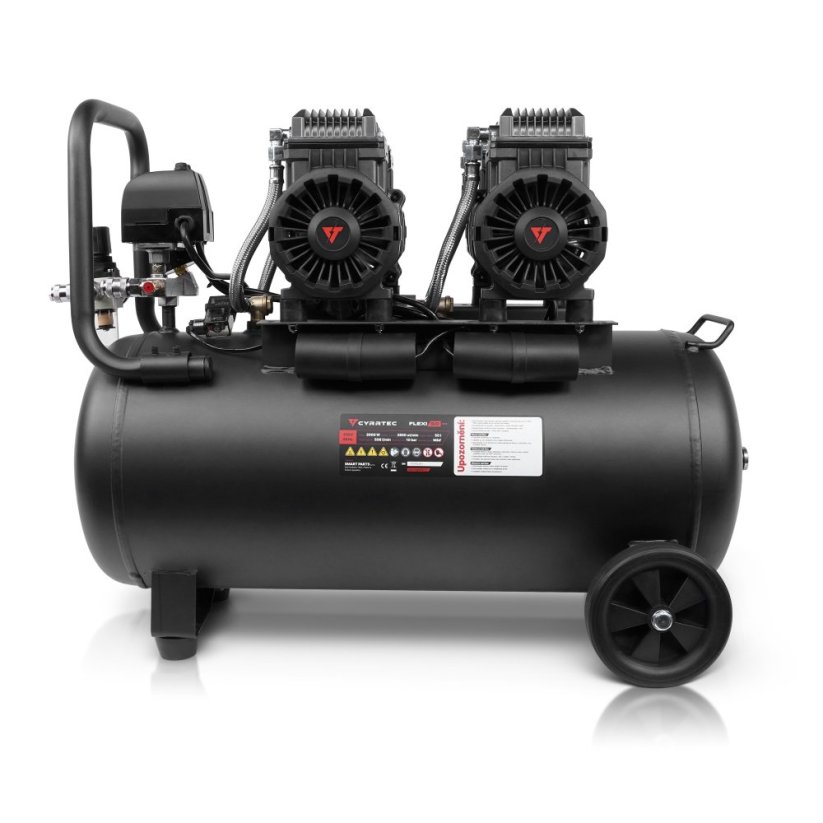 Bezolejový kompresor CYRRTEC FLEXI 50 HFS, záruka 3 roky