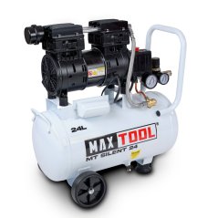 Bezolejový kompresor MAXTOOL MT SILENT 24 - 750W, záruka 3 roky