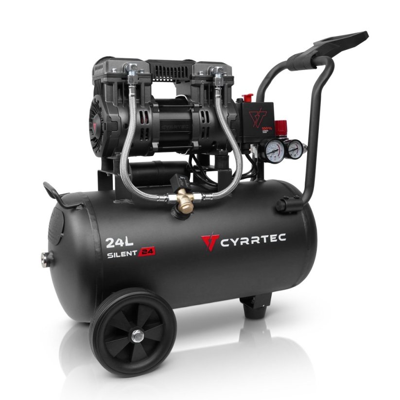 Bezolejový kompresor CYRRTEC SILENT 24, záruka 3 roky