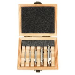 Wiertła centrujące CYRRTEC 1–5 mm, zestaw 5 sztuk