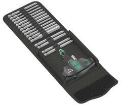 Bity z uchwytem T-ręcznym Wera Kraftform Kompakt 400 RA Set 1 (Zestaw 17 szt.), 023471