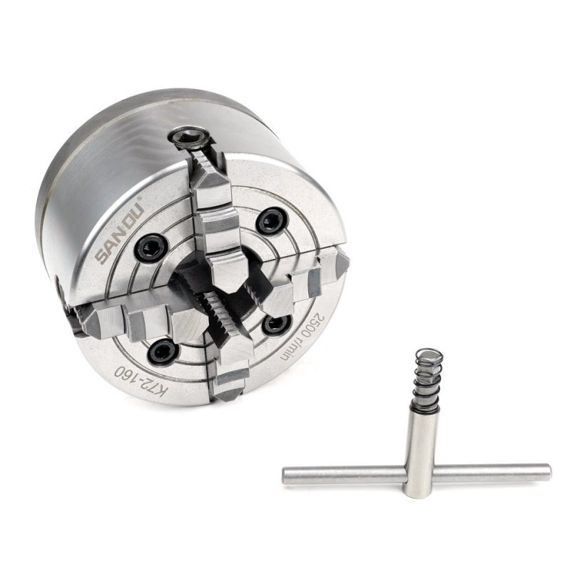 Nesústredné skľučovadlo K72-160mm, 4 čeľuste - camlock D4