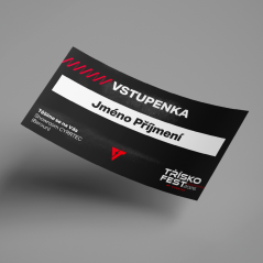 Vstupenka Třískofest 30. května 2026
