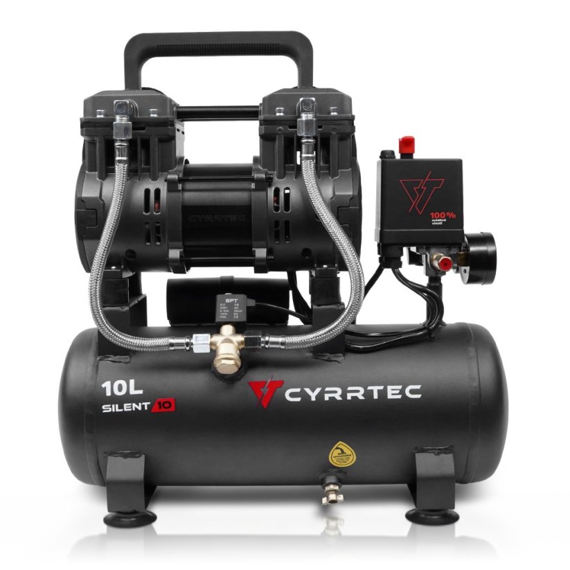 Bezolejový kompresor CYRRTEC SILENT 10