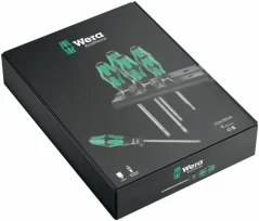 Wera Kraftform Plus Lasertip Screwdriver Set 334/355/6 Rack, 105656