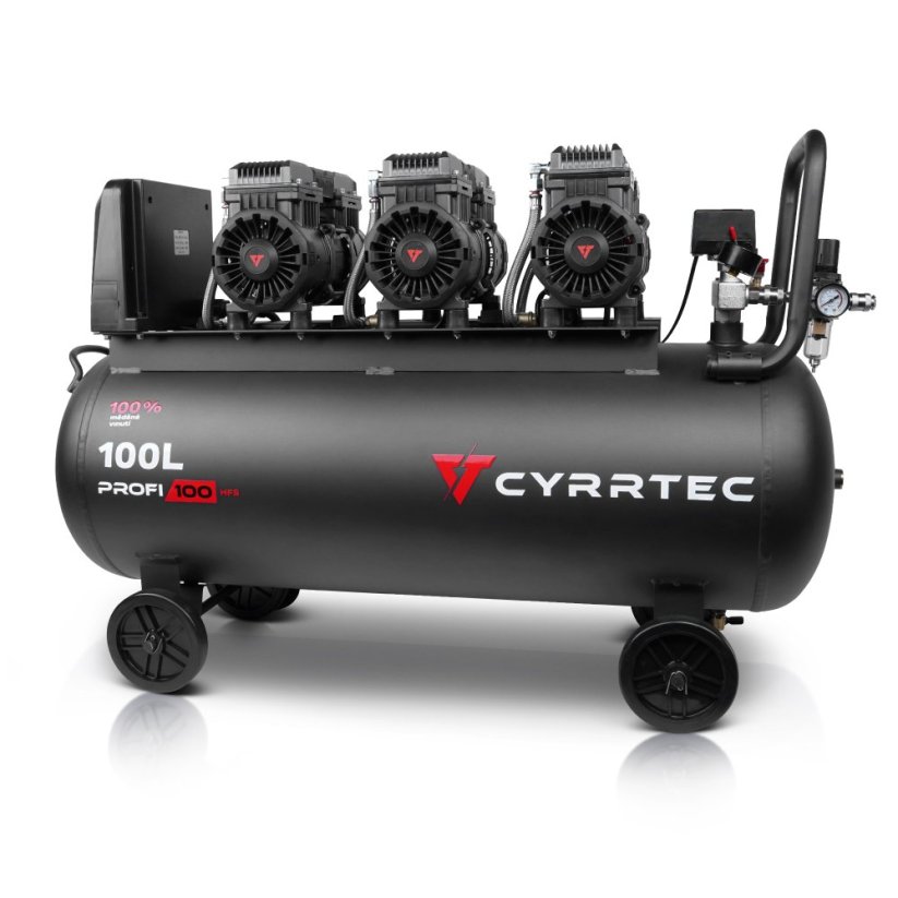 Bezolejový kompresor CYRRTEC PROFI 100 HFS