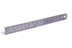 Oceľové pravítko s prevodnou tabuľkou – 150 mm