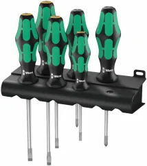 Wera Kraftform Plus Lasertip Screwdriver Set 334/355/6 Rack, 105656