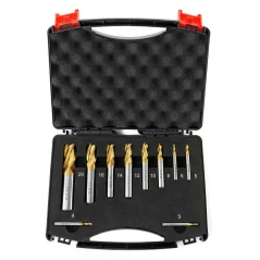 Zestaw frezów trzpieniowych 3 - 20 mm, 10 sztuk