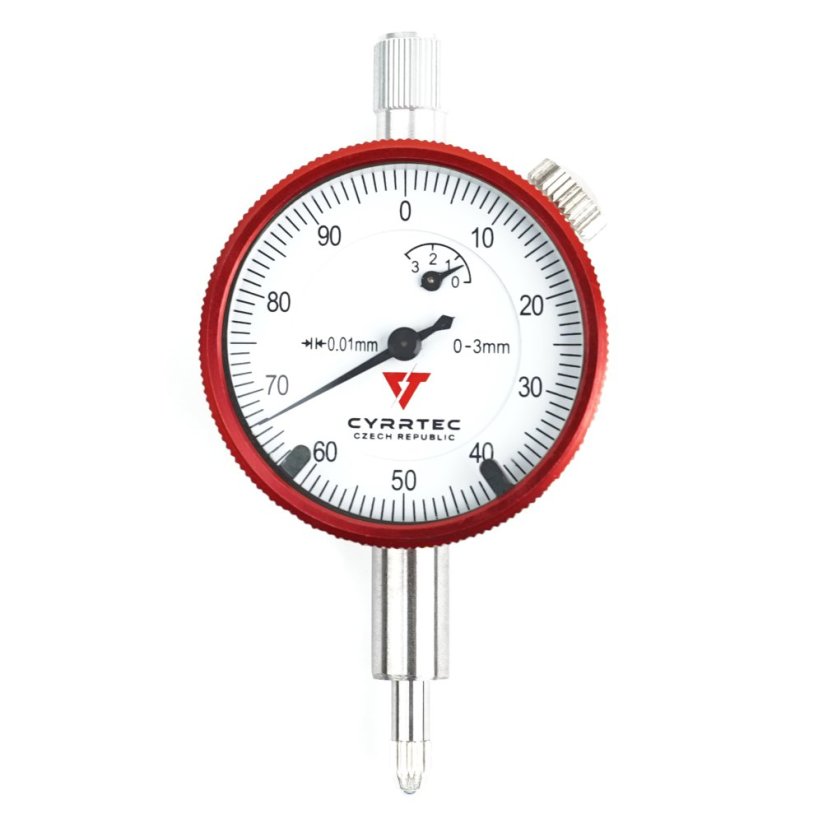 Číselníkový úchylkoměr 0-3 mm (0.01mm), v plastovém boxu