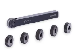 Radełko tokarskie z 6 rodzajami kółek, trzonek 12 mm – zestaw 7 sztuk