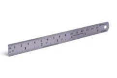 Oceľové pravítko s prevodnou tabuľkou – 150 mm