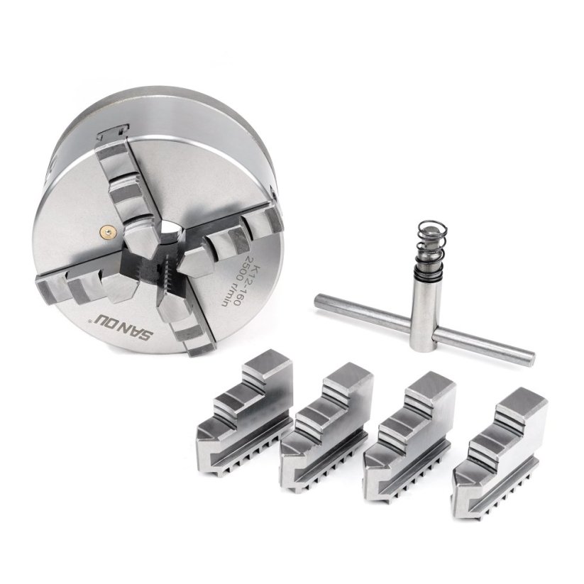 Uchwyt samocentrujący K12-160 mm, 4 szczęki – camlock D4