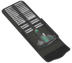 Bity z uchwytem T-ręcznym Wera Kraftform Kompakt 400 RA Set 1 (Zestaw 17 szt.), 023471