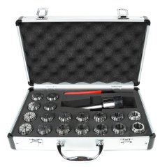 Velká sada 18 ks kleštin 2-20 mm, s držákem ER 32, stopka MK 3